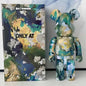 Novelty Items Bearbricks 400% 1000 Cyberpunk Daft Punk Joint Bright Face Violation Bear Collection Decorated Grizzly Bear Statue Model3 X2501091