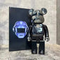 Novelty Items Bearbricks 400% 1000 Cyberpunk Daft Punk Joint Bright Face Violation Bear Collection Decorated Grizzly Bear Statue Model3 X2501091