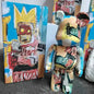 Novelty Items Bearbricks 400% 1000 Cyberpunk Daft Punk Joint Bright Face Violation Bear Collection Decorated Grizzly Bear Statue Model3 X2501091