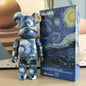 Novelty Items Bearbricks 400% 1000 Cyberpunk Daft Punk Joint Bright Face Violation Bear Collection Decorated Grizzly Bear Statue Model3 X2501091