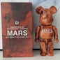 Novelty Items Bearbricks 400% 1000 Cyberpunk Daft Punk Joint Bright Face Violation Bear Collection Decorated Grizzly Bear Statue Model3 X2501091